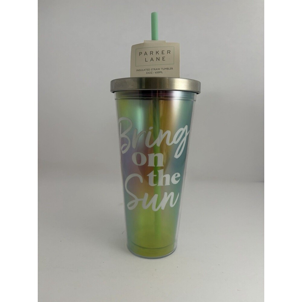 Parker Lane 22 oz Unsulated Straw Tumbler - "Bring On The Sun"